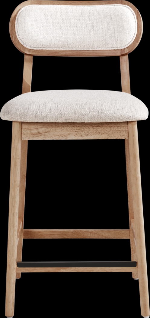 Watertown Natural Upholstered Counter Height Stool - Thumbnail - Image 3