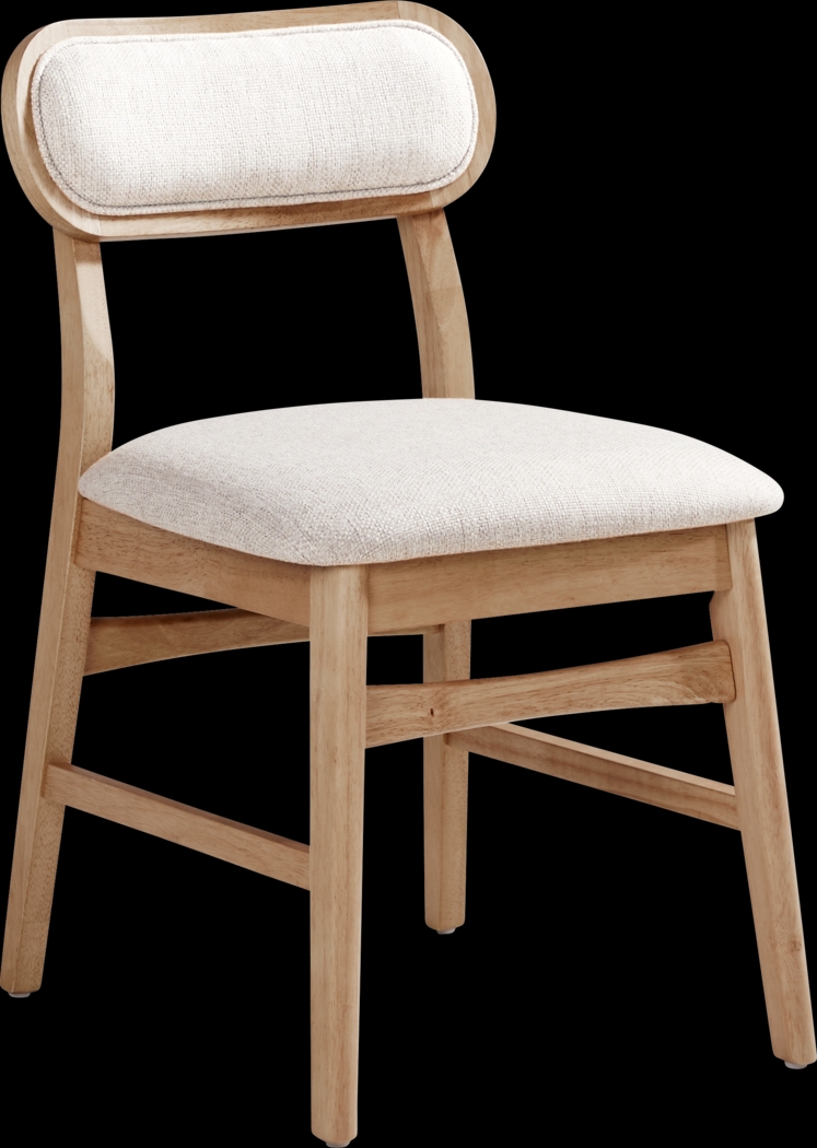 Watertown Natural 5 Pc Round Dining Room with Upholstered Chairs - Thumbnail - Image 4