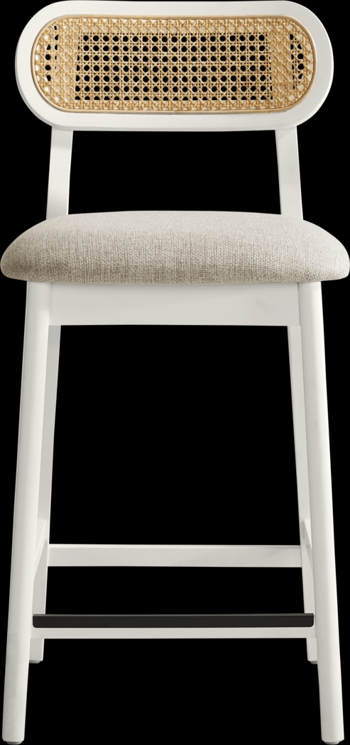 Watertown White Round Counter Height Stool - Thumbnail - Image 3