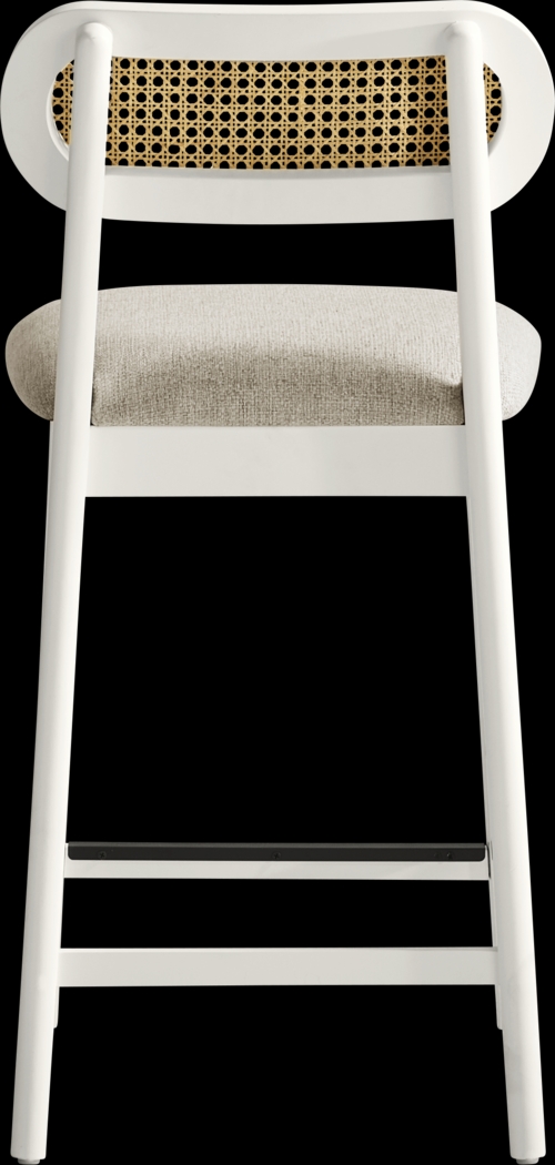 Watertown White Round Counter Height Stool - Thumbnail - Image 4