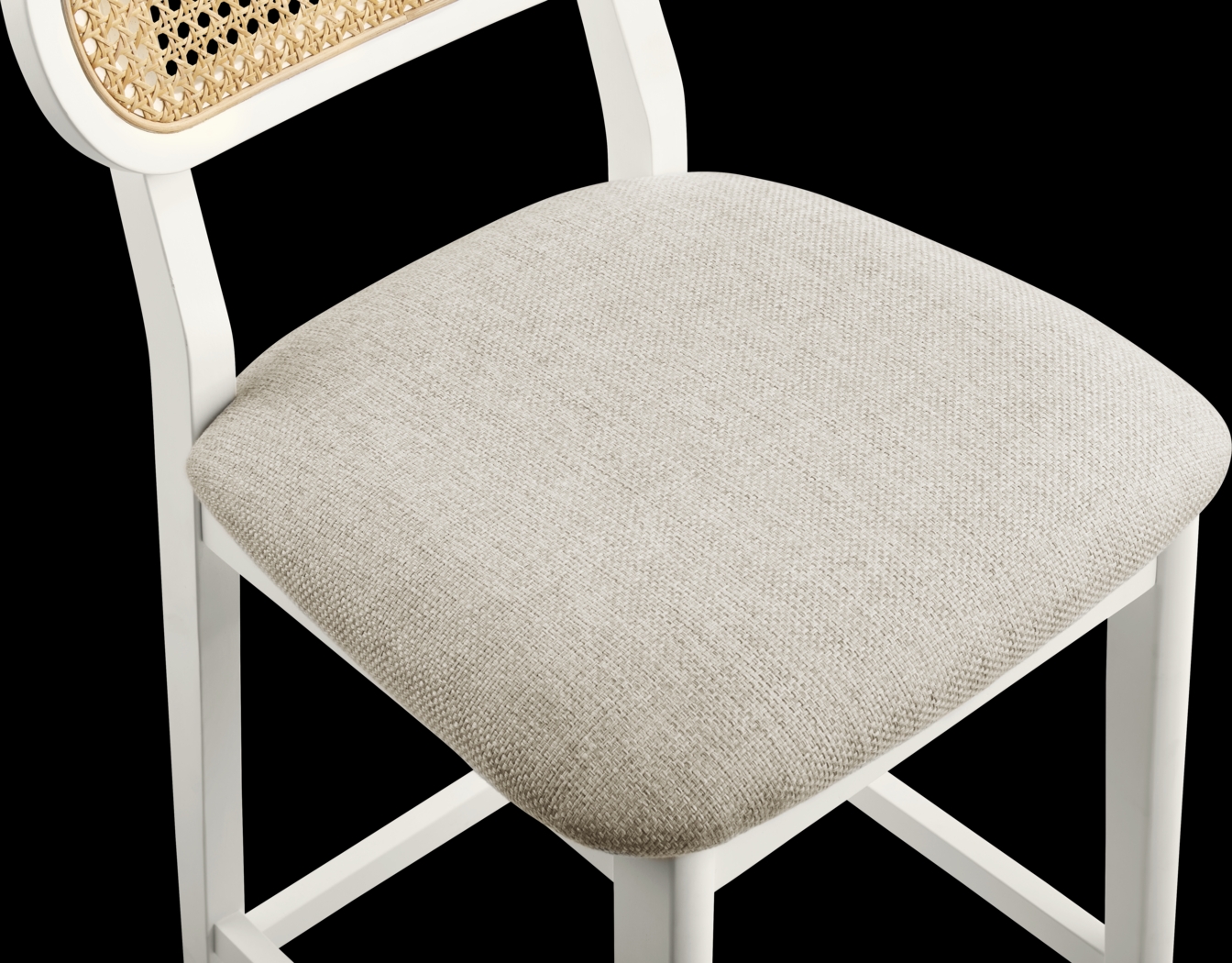 Watertown White Round Counter Height Stool - Thumbnail - Image 5