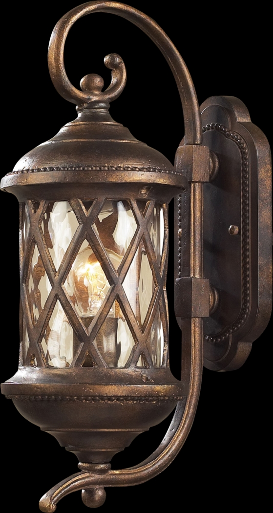 Watham Brown Small Outdoor Wall Sconce - Thumbnail - Image 1
