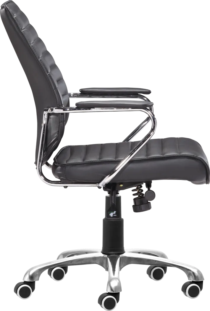 Watova Lane Black Desk Chair - Thumbnail - Image 2