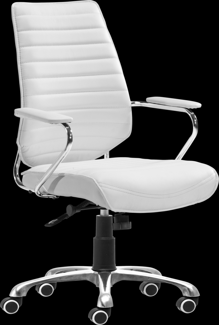 Watova Lane White Desk Chair - Thumbnail - Image 1