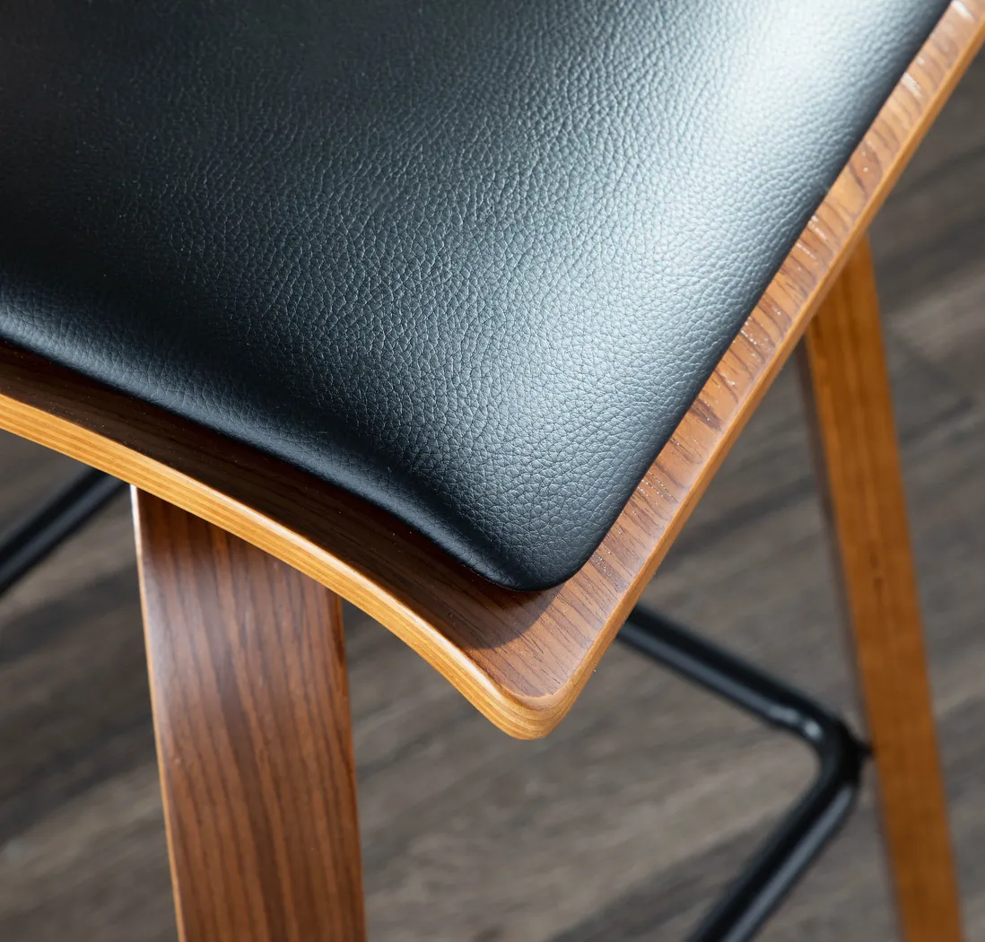 Watsonia Black Counter Height Stool, Set of 2 - Thumbnail - Image 8