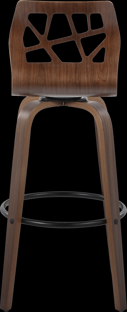 Watsonia Black Swivel Barstool, Set of 2 - Thumbnail - Image 7