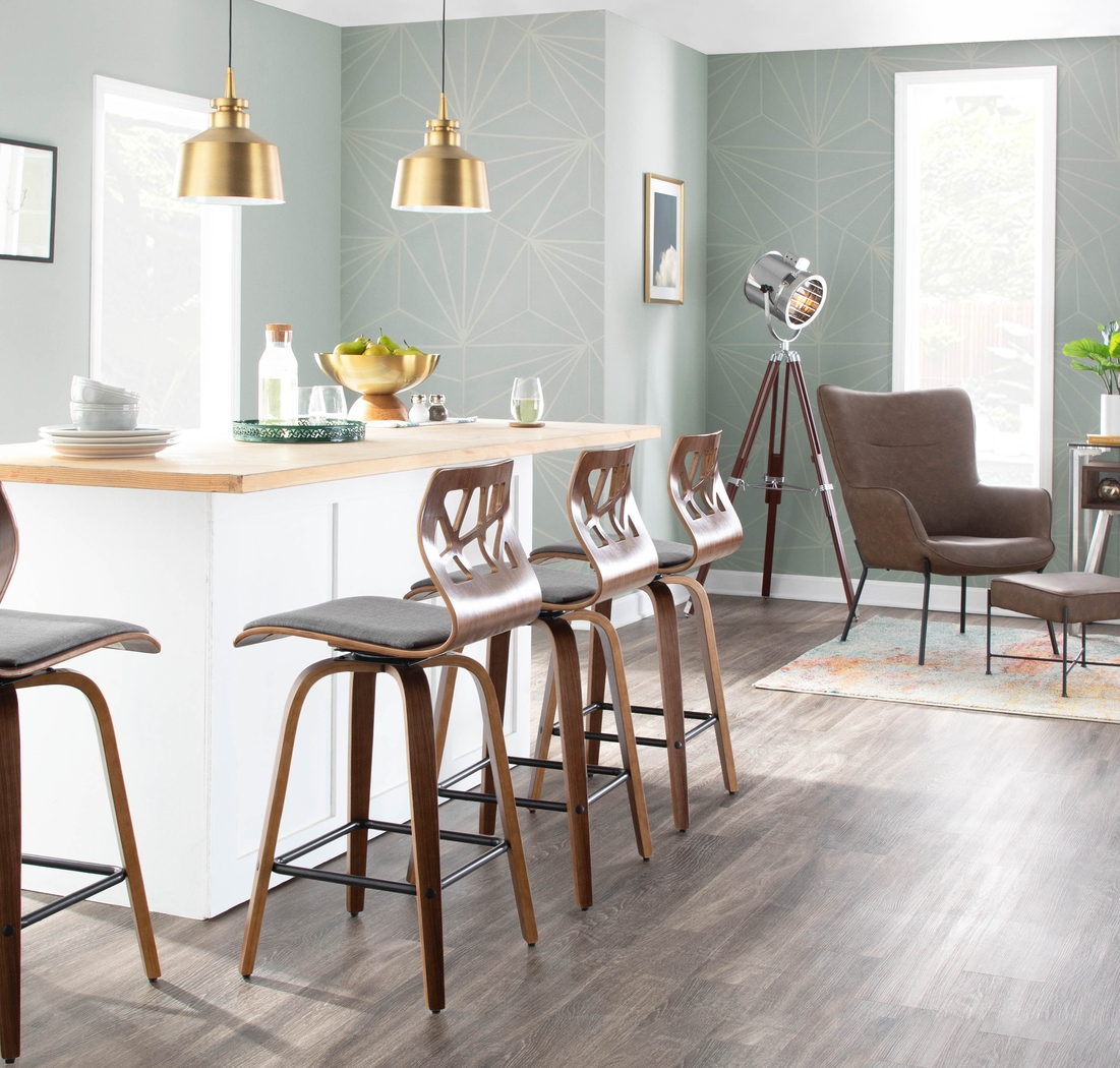 Watsonia Gray Counter Height Stool, Set of 2 - Thumbnail - Image 2