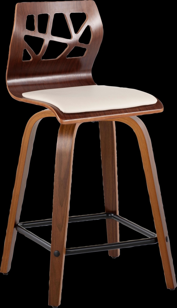 Watsonia II Cream Swivel Counter Height Stool, Set of 2 - Thumbnail - Image 6