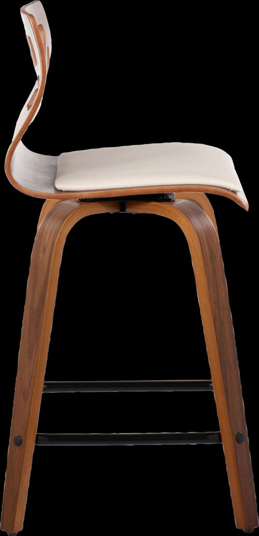 Watsonia II Cream Swivel Counter Height Stool, Set of 2 - Thumbnail - Image 7