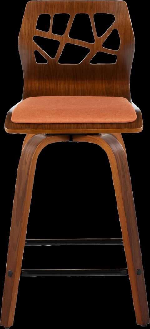 Watsonia II Orange Swivel Counter Height Stool, Set of 2 - Thumbnail - Image 10