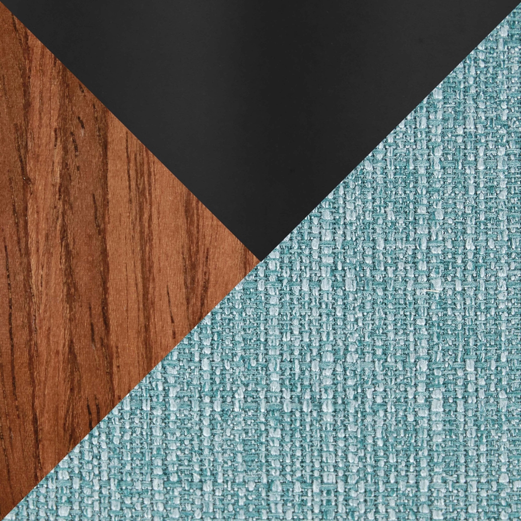 Watsonia II Teal Swivel Counter Height Stool, Set of 2 - Thumbnail - Image 11