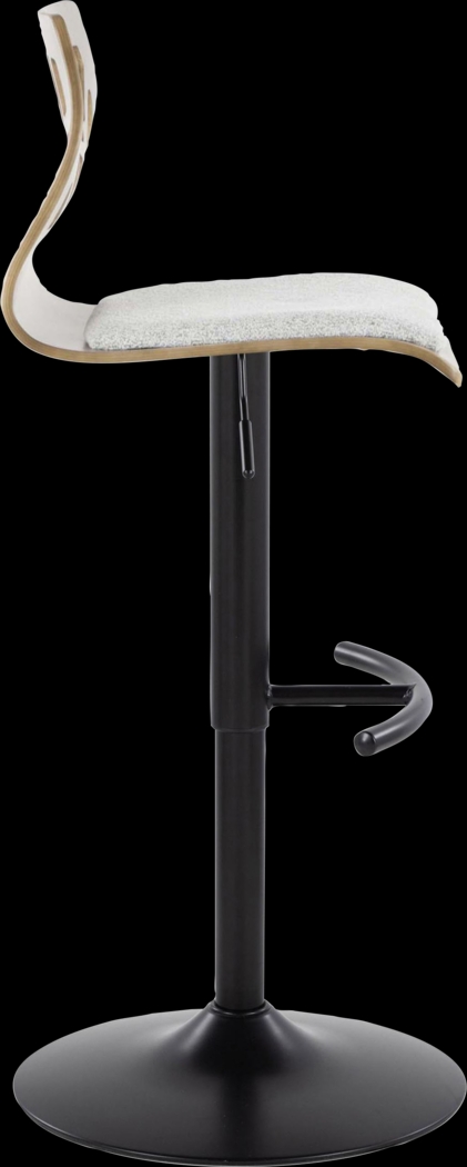 Watsonia III Gray Adjustable Barstool, Set of 2 - Thumbnail - Image 6