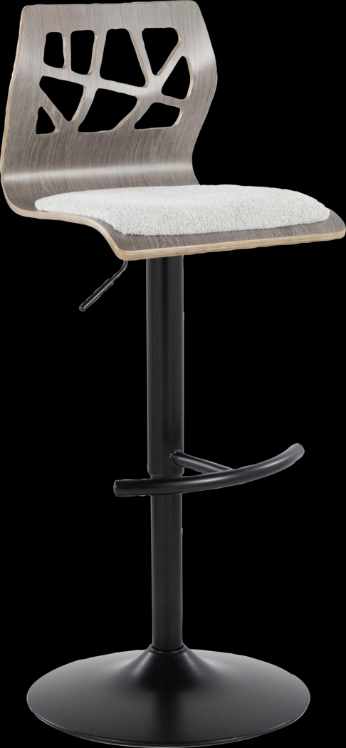 Watsonia III Gray Adjustable Barstool, Set of 2 - Thumbnail - Image 7