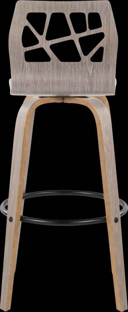 Watsonia III Light Gray Swivel Barstool, Set of 2 - Thumbnail - Image 5