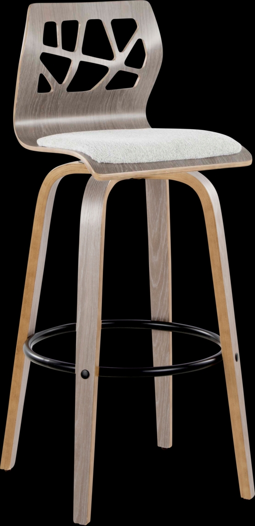 Watsonia III Light Gray Swivel Barstool, Set of 2 - Thumbnail - Image 10