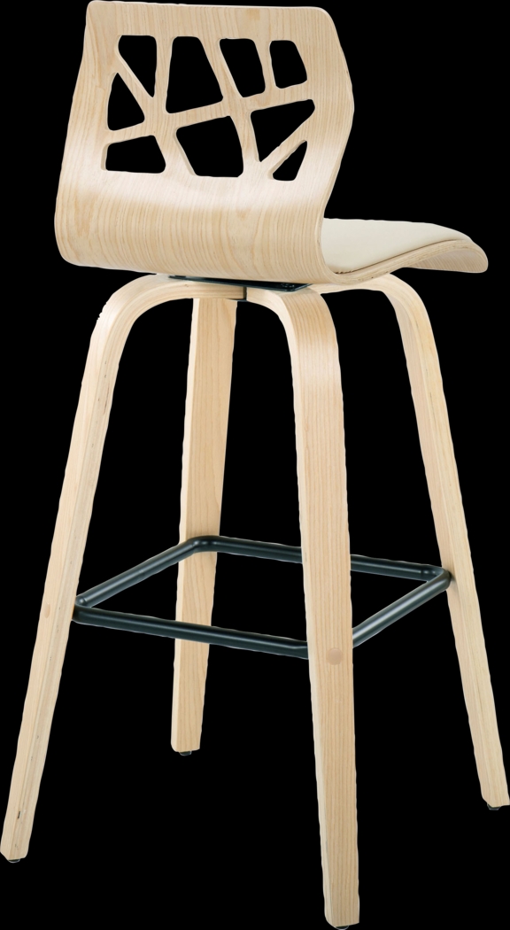 Watsonia III Natural Swivel Barstool, Set of 2 - Thumbnail - Image 8