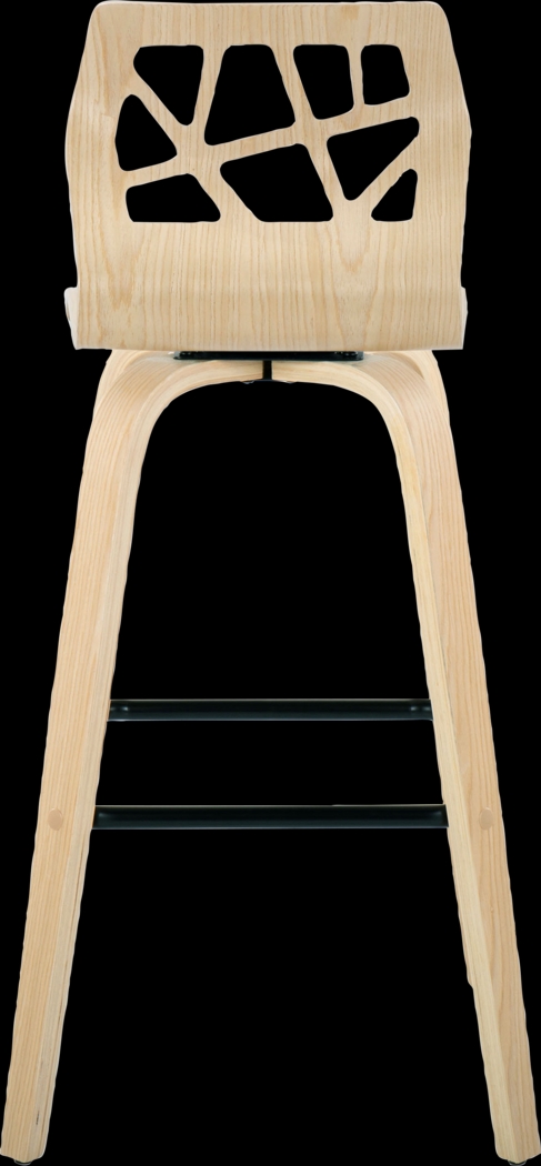 Watsonia III Natural Swivel Barstool, Set of 2 - Thumbnail - Image 9