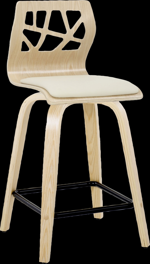 Watsonia III Natural Swivel Counter Height Stool, Set of 2 - Thumbnail - Image 6