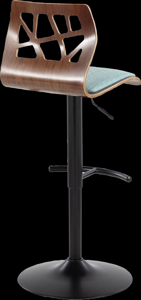 Watsonia IV Teal Adjustable Barstool, Set of 2 - Thumbnail - Image 8