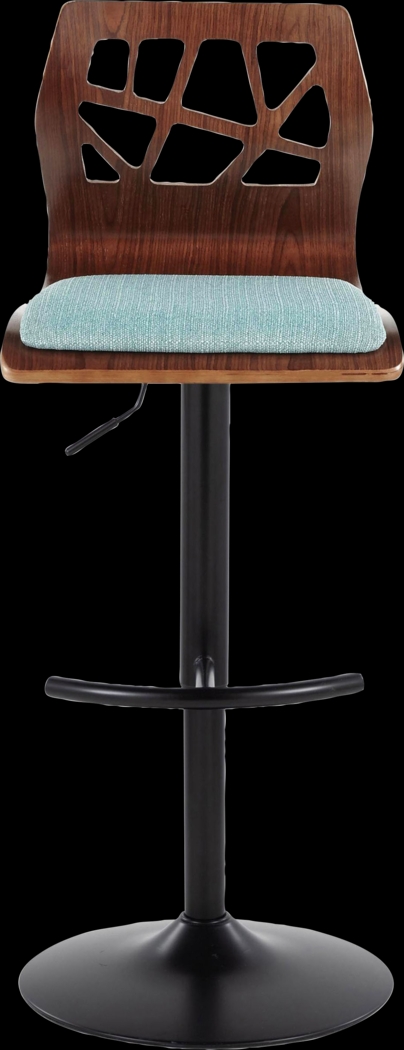 Watsonia IV Teal Adjustable Barstool, Set of 2 - Thumbnail - Image 10
