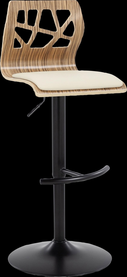 Watsonia IX Cream Adjustable Barstool, Set of 2 - Thumbnail - Image 6