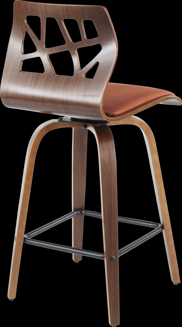 Watsonia Orange Counter Height Stool, Set of 2 - Thumbnail - Image 9