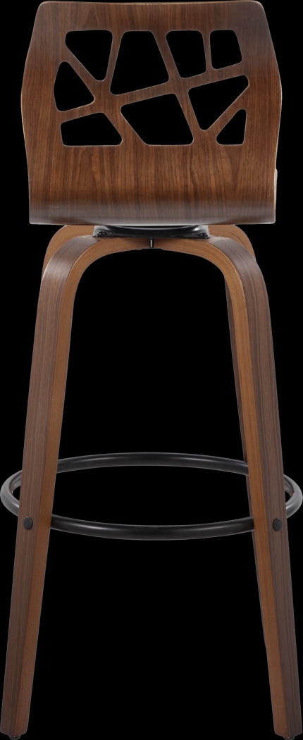Watsonia Orange Swivel Barstool, Set of 2 - Thumbnail - Image 7