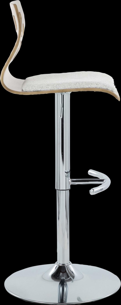 Watsonia V Gray Adjustable Barstool, Set of 2 - Thumbnail - Image 7