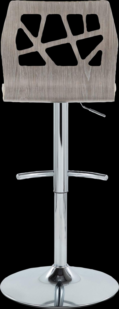 Watsonia V Gray Adjustable Barstool, Set of 2 - Thumbnail - Image 9