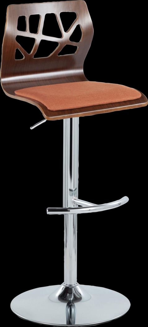 Watsonia VI Orange Adjustable Barstool, Set of 2 - Thumbnail - Image 6