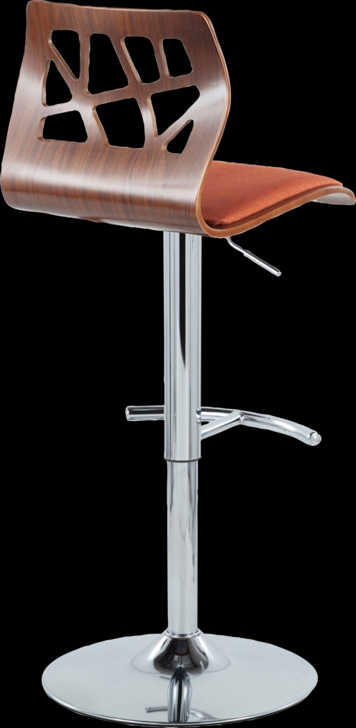 Watsonia VI Orange Adjustable Barstool, Set of 2 - Thumbnail - Image 9