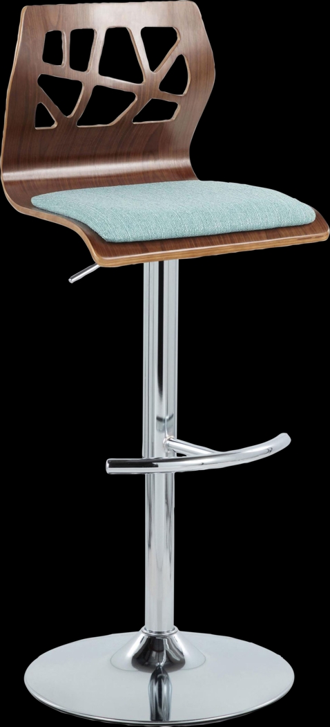 Watsonia VI Teal Adjustable Barstool, Set of 2 - Thumbnail - Image 6