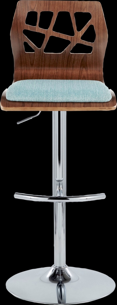 Watsonia VI Teal Adjustable Barstool, Set of 2 - Thumbnail - Image 10