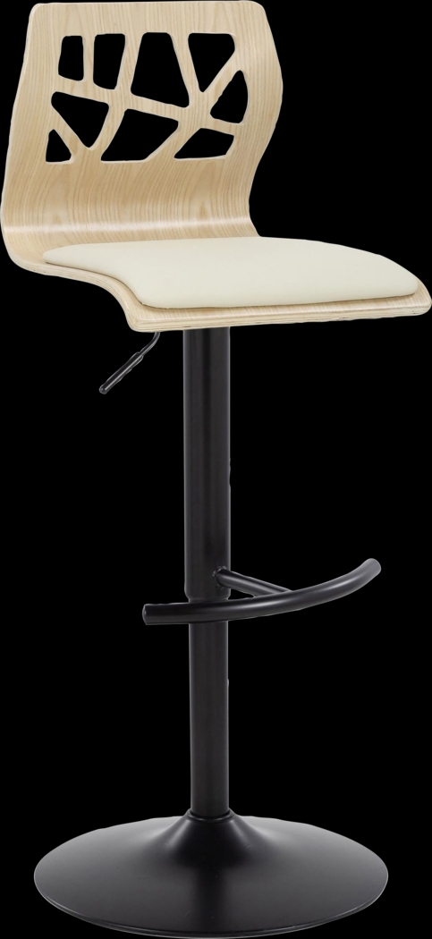 Watsonia VII Cream Adjustable Barstool, Set of 2 - Thumbnail - Image 6