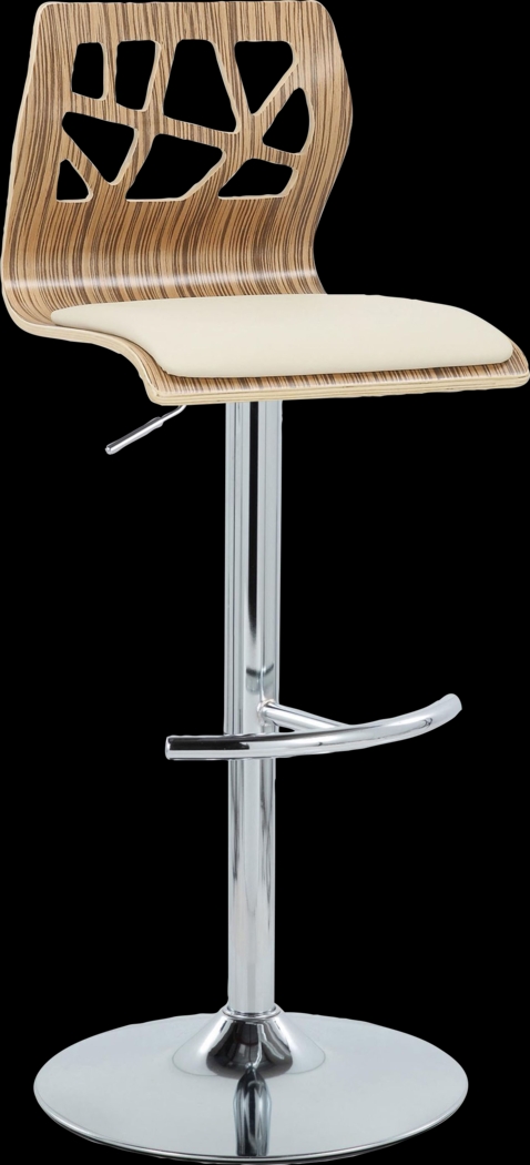 Watsonia XII Cream Adjustable Barstool, Set of 2 - Thumbnail - Image 6