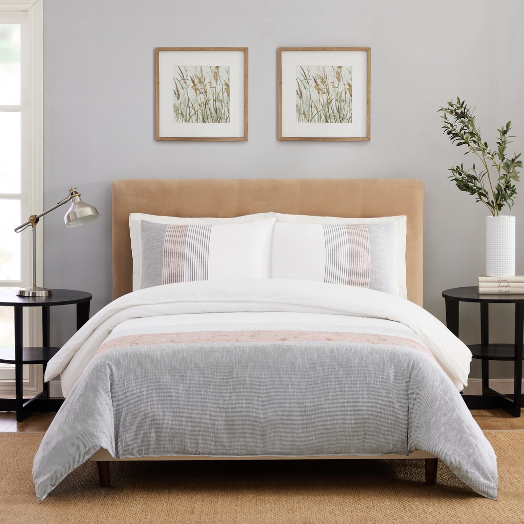 Watsonwood Gray King 3 Pc Duvet Set - Thumbnail - Image 1