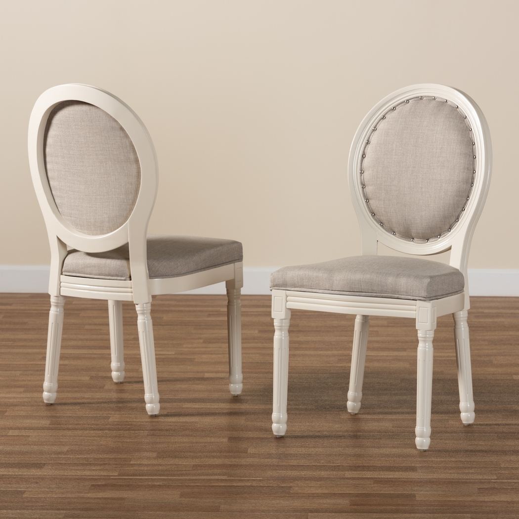 Wauchope White Side Chair, Set of 2 - Thumbnail - Image 2