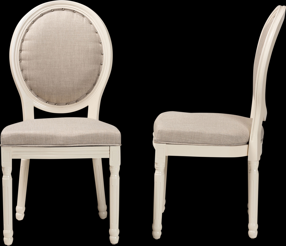 Wauchope White Side Chair, Set of 2 - Thumbnail - Image 5