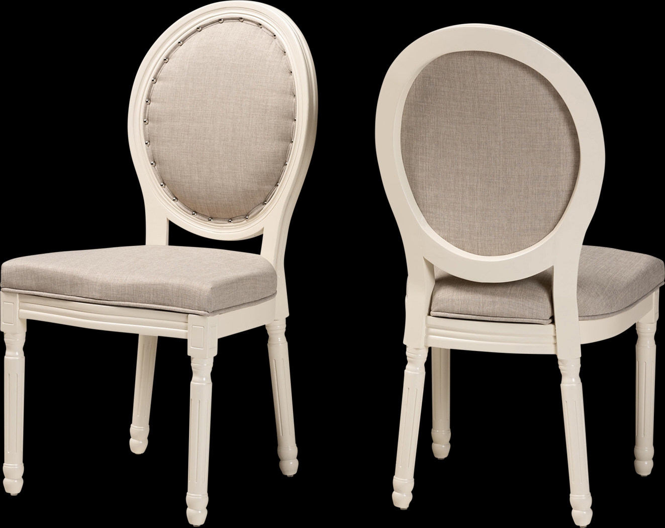 Wauchope White Side Chair, Set of 2 - Thumbnail - Image 1
