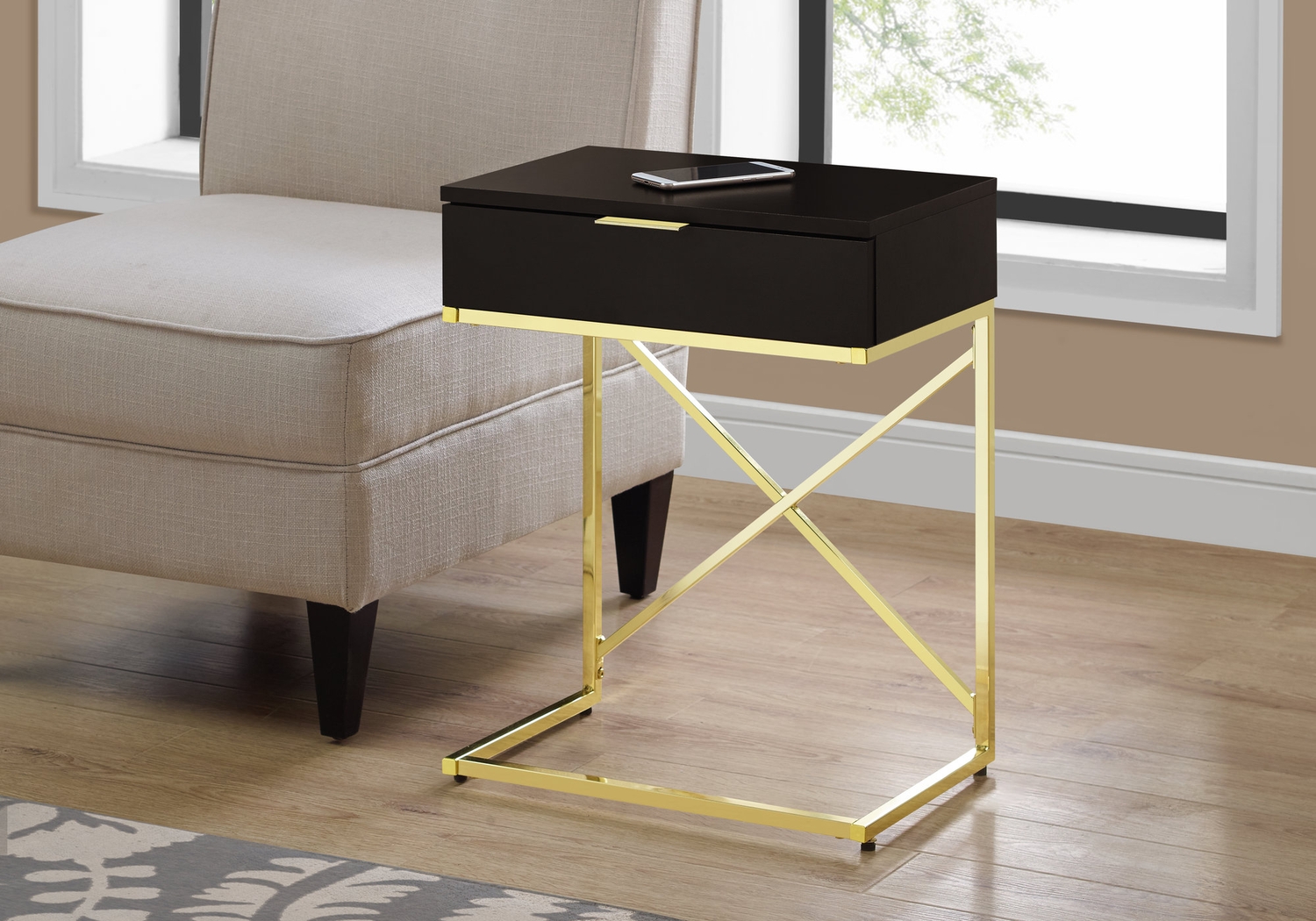 Wauford Cappuccino Accent Table - Thumbnail - Image 2
