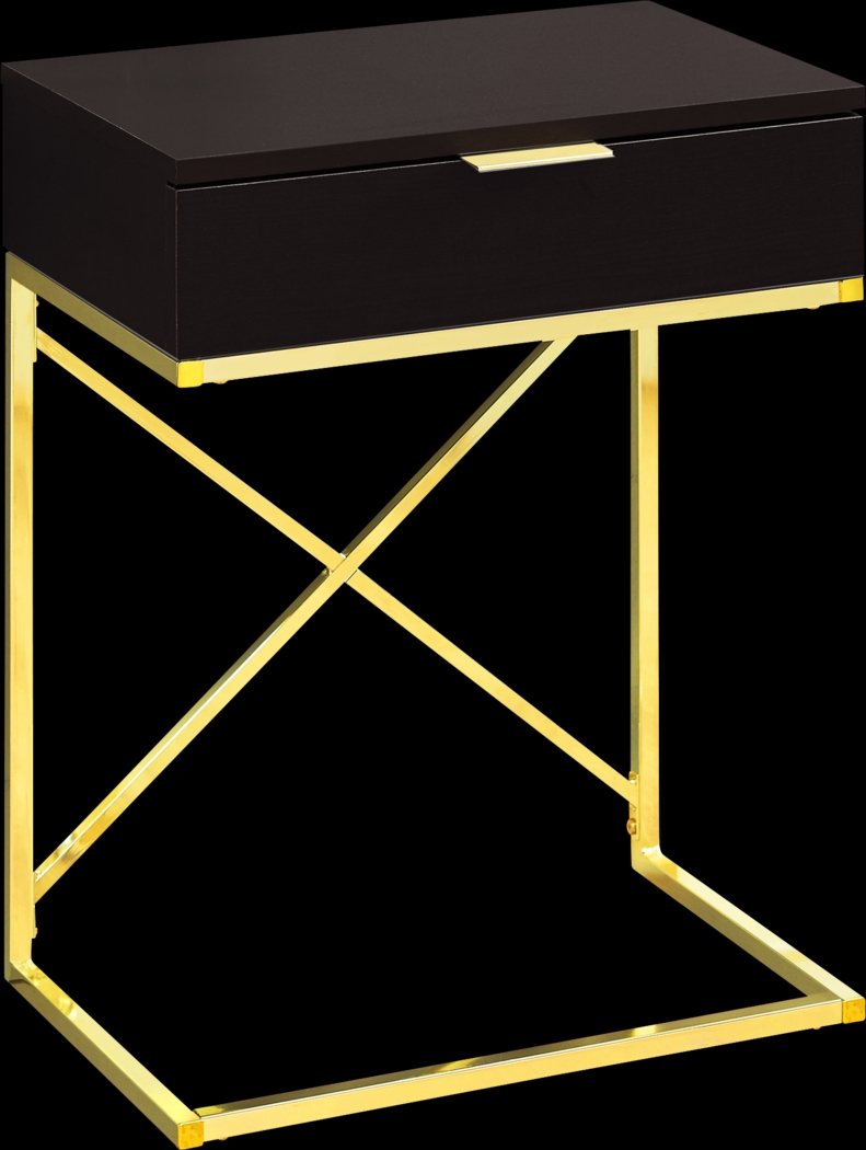 Wauford Cappuccino Accent Table - Thumbnail - Image 1