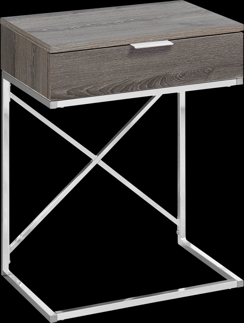 Wauford Taupe Accent Table - Thumbnail - Image 1