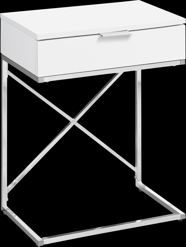 Wauford White Accent Table - Thumbnail - Image 1