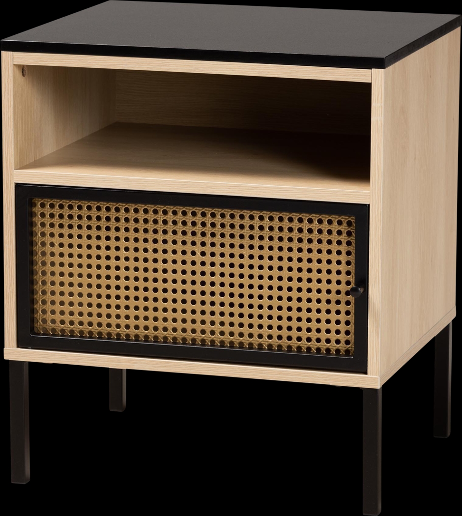 Wauwinet Light Brown End Table - Thumbnail - Image 1