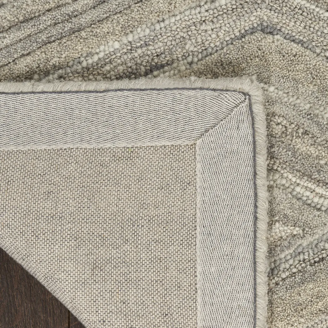 WAVE ILLUSION GRAY 8'6 x 11'6 RUG - Thumbnail - Image 5