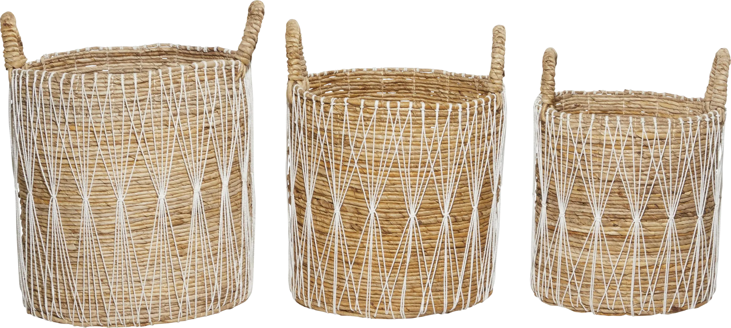 Wavedale Brown Basket, Set of 3 - Thumbnail - Image 6