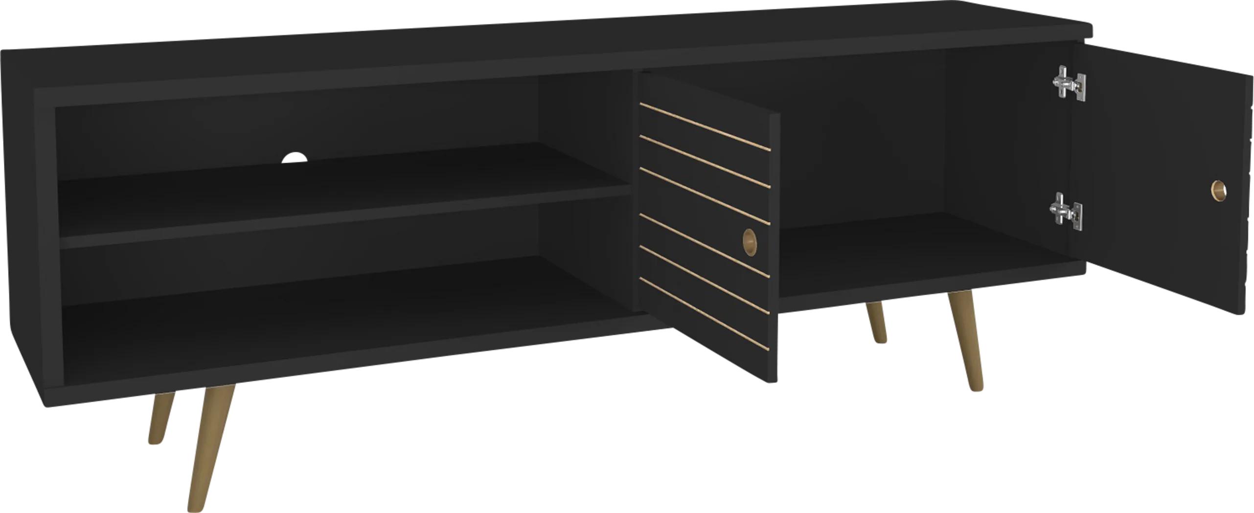 Wavefruit Black 63 in. Console - Thumbnail - Image 5