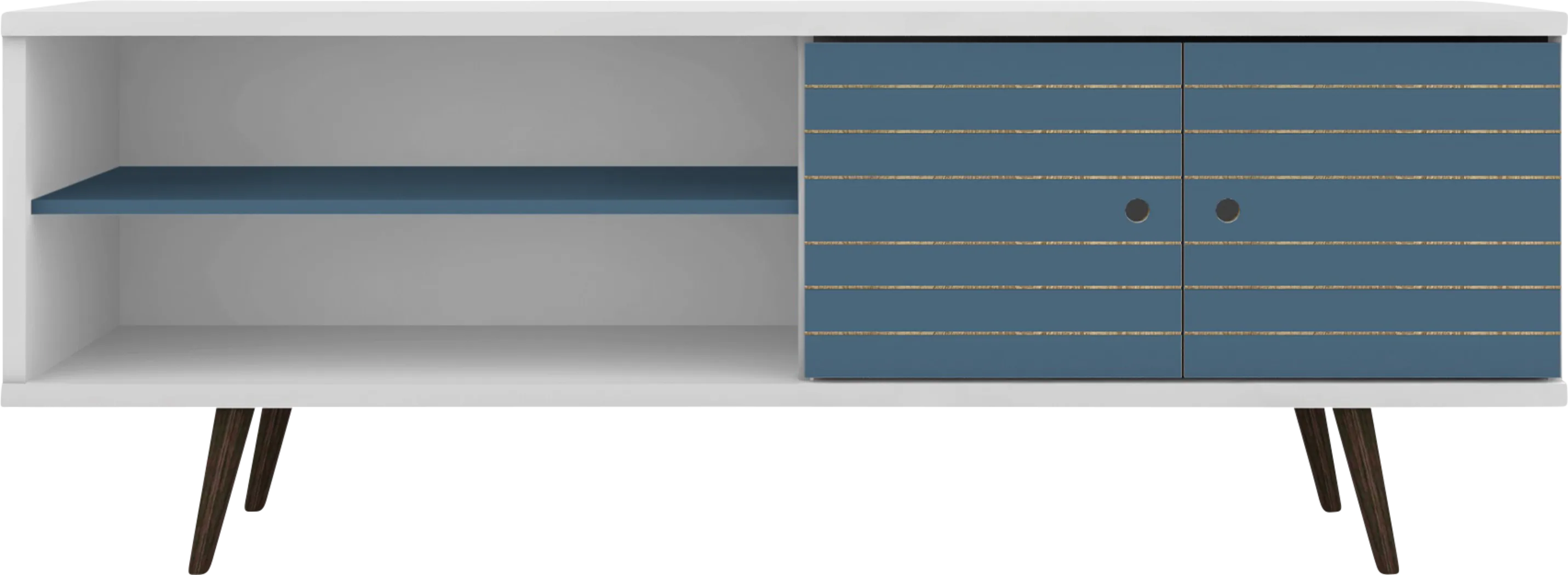 Wavefruit Blue 63 in. Console - Thumbnail - Image 6