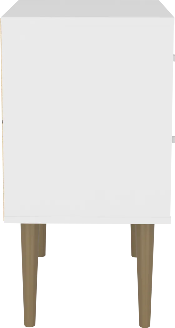 Wavefruit White Nightstand - Thumbnail - Image 3