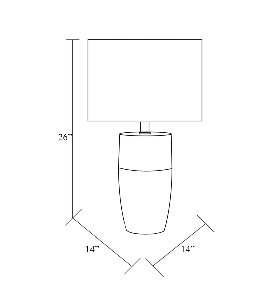 Wavell Bend Gray Lamp - Thumbnail - Image 8